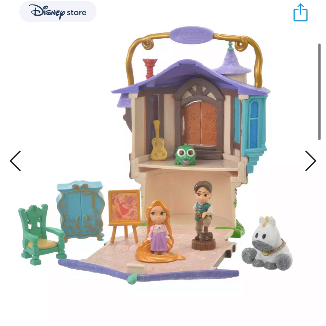 Disney(ディズニー)のディズニー  塔の上のラプンツェル プレイセット エンタメ/ホビーのおもちゃ/ぬいぐるみ(キャラクターグッズ)の商品写真