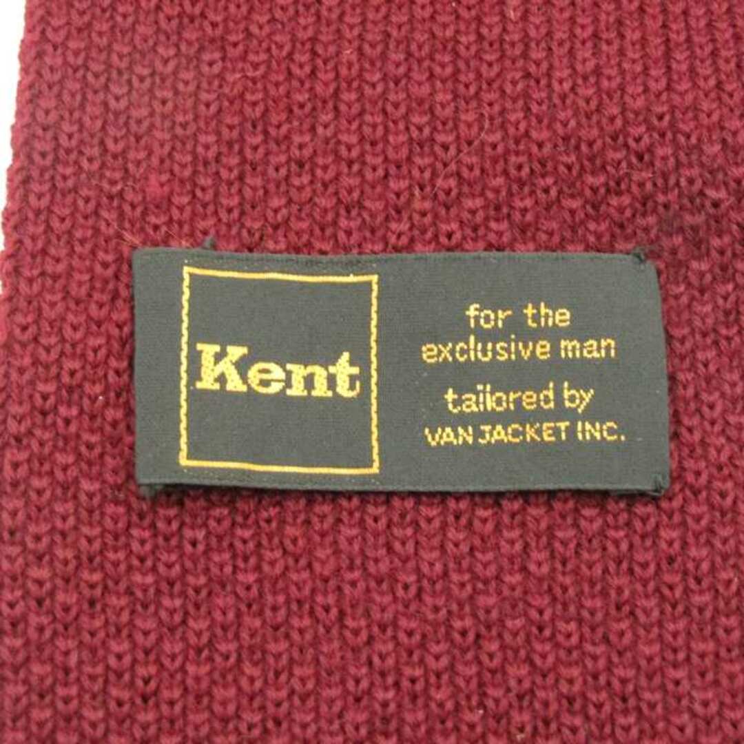 ケント ブランド ネクタイ ニットタイ 無地 メンズ ブラウン Kent メンズのファッション小物(ネクタイ)の商品写真