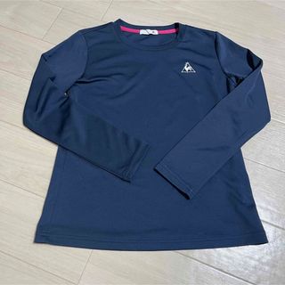 ルコックスポルティフ(le coq sportif)のルコック　レディース　テニスウェア　長袖　Tシャツ　ネイビー(ウェア)