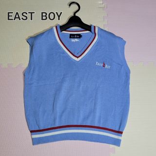 イーストボーイ(EASTBOY)のEAST BOY　スクール ベスト カーディガン 水色 M　ゴルフ(ベスト/ジレ)