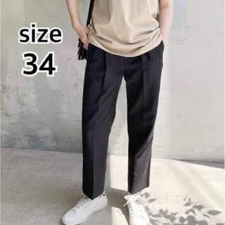 Spick & Span - Spick and Span タックテーパードパンツ 34