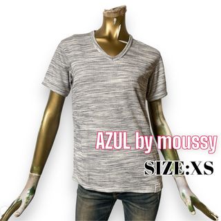 アズールバイマウジー(AZUL by moussy)のAZULbymoussy ♥ メンズ カジュアル MIX Vネック Tシャツ(Tシャツ/カットソー(半袖/袖なし))