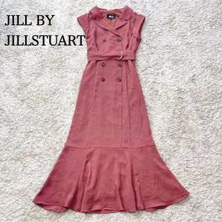 ジルバイジルスチュアート(JILL by JILLSTUART)のジルバイジルスチュアート♡ジレ風マーメイドワンピース S  ロング(ロングワンピース/マキシワンピース)