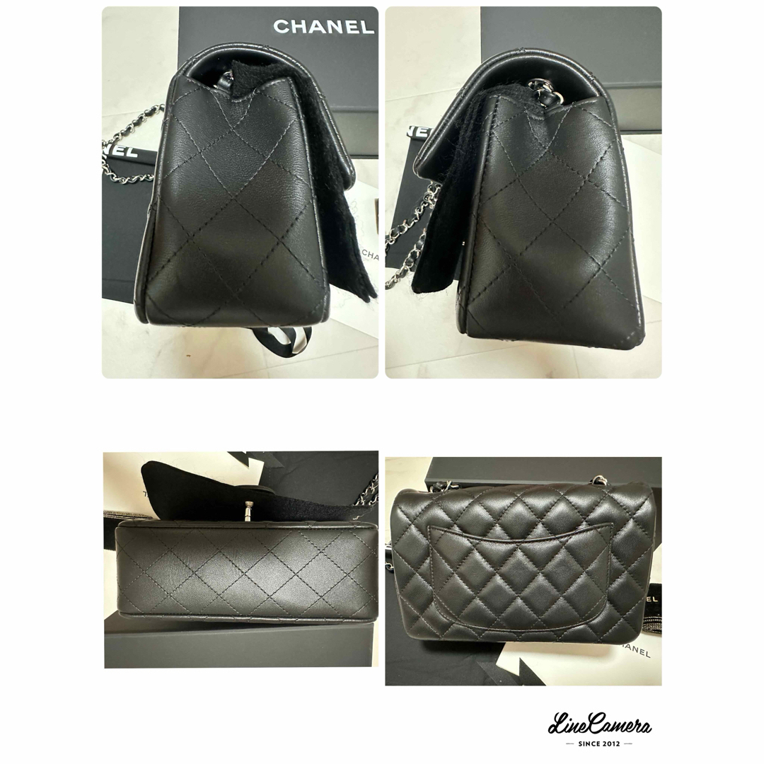 CHANEL(シャネル)の 最終お値下げ　24C CHANEL ミニマトラッセ  黒シルバー金具 レディースのバッグ(ショルダーバッグ)の商品写真