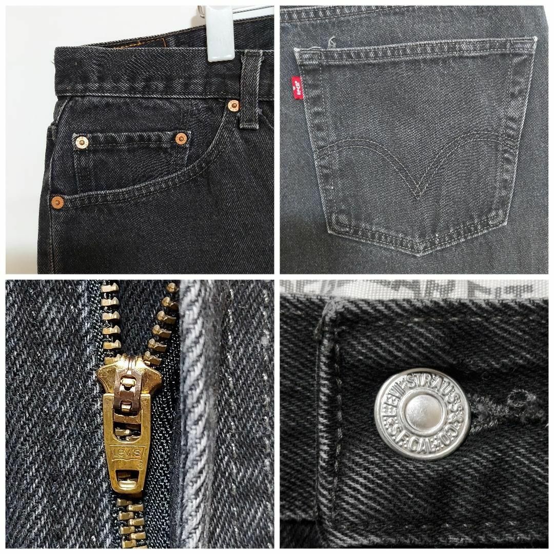Levi's(リーバイス)のリーバイス505 Levis W42 ブラックデニムパンツ 黒 00s 8415 メンズのパンツ(デニム/ジーンズ)の商品写真