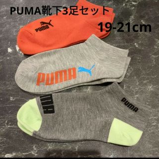 プーマ(PUMA)のプーマ　靴下3足セット　19-21cm(靴下/タイツ)