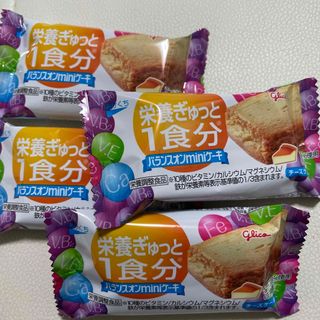 バランスオンminiケーキ 江崎グリコ ミニケーキ　チーズケーキ味 4個(菓子/デザート)