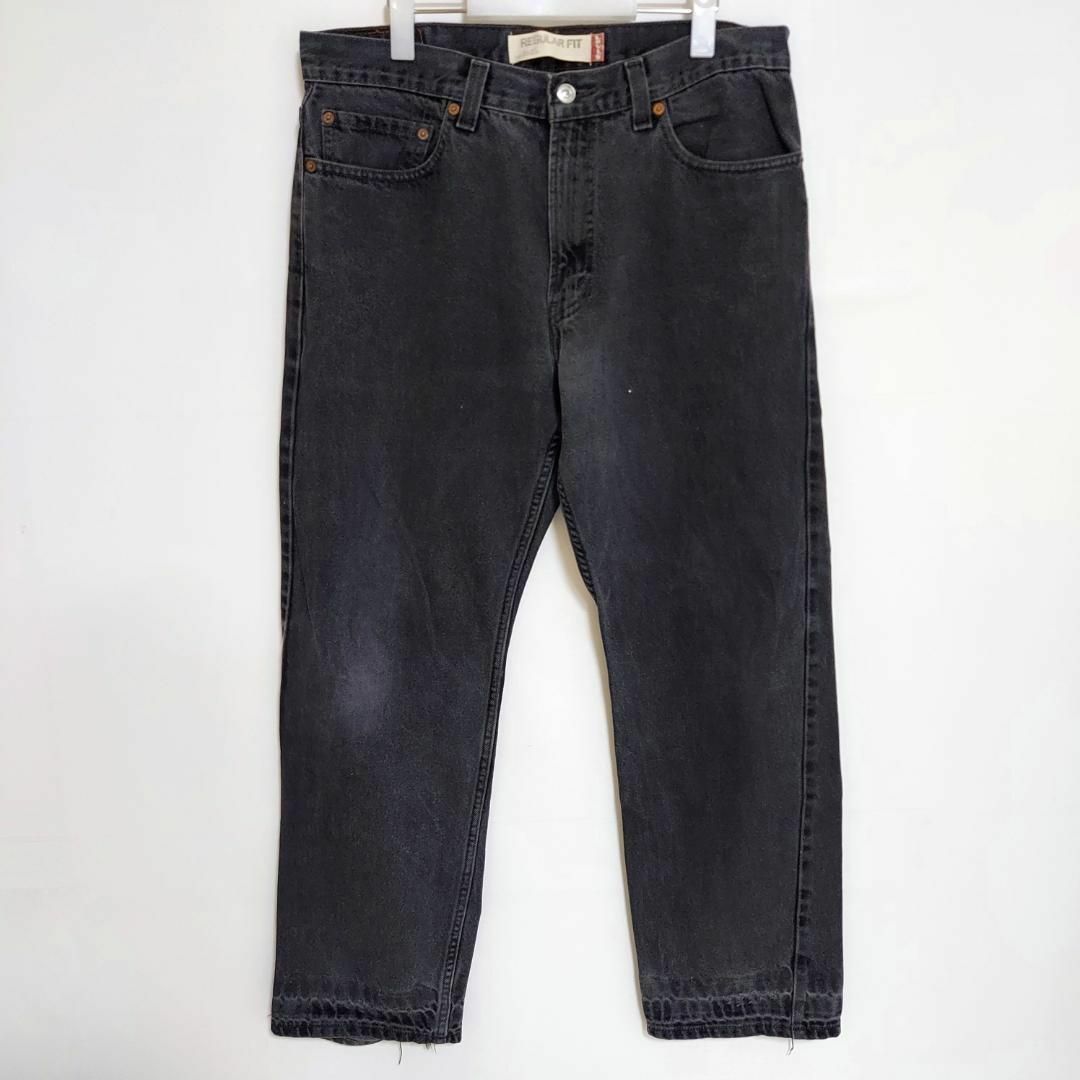 Levi's(リーバイス)のリーバイス505 Levis W34 ブラックデニムパンツ 黒 00s 8421 メンズのパンツ(デニム/ジーンズ)の商品写真