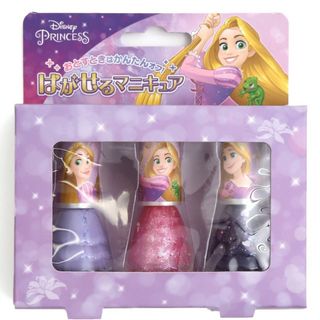 Disney - ディズニープリンセス　はがせるマニキュア　3本セット　キッズ　マニキュア