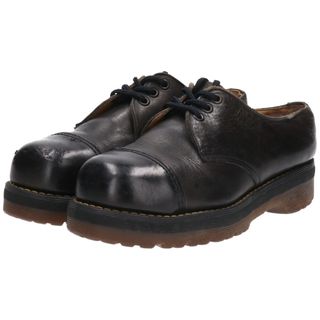 ドクターマーチン(Dr.Martens)の古着 ドクターマーチン Dr.Martens スチールトゥ 厚底 3ホールシューズ 英国製 5 レディース23.5cm /saa009332(ブーツ)