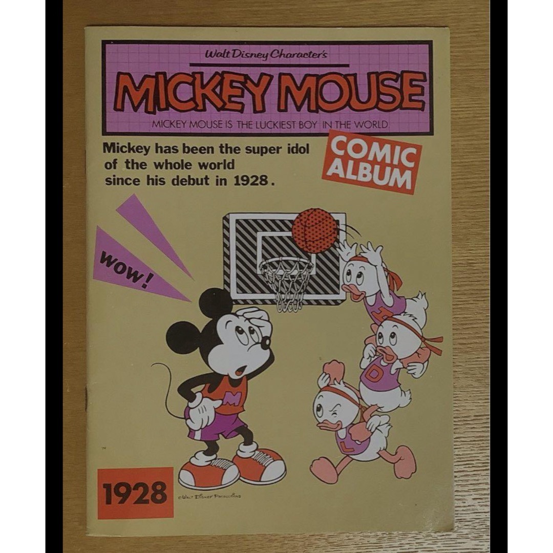 ミッキーマウス(ミッキーマウス)のディズニー　ミッキーマウス　ノート　セイカ　レトロ エンタメ/ホビーのおもちゃ/ぬいぐるみ(キャラクターグッズ)の商品写真