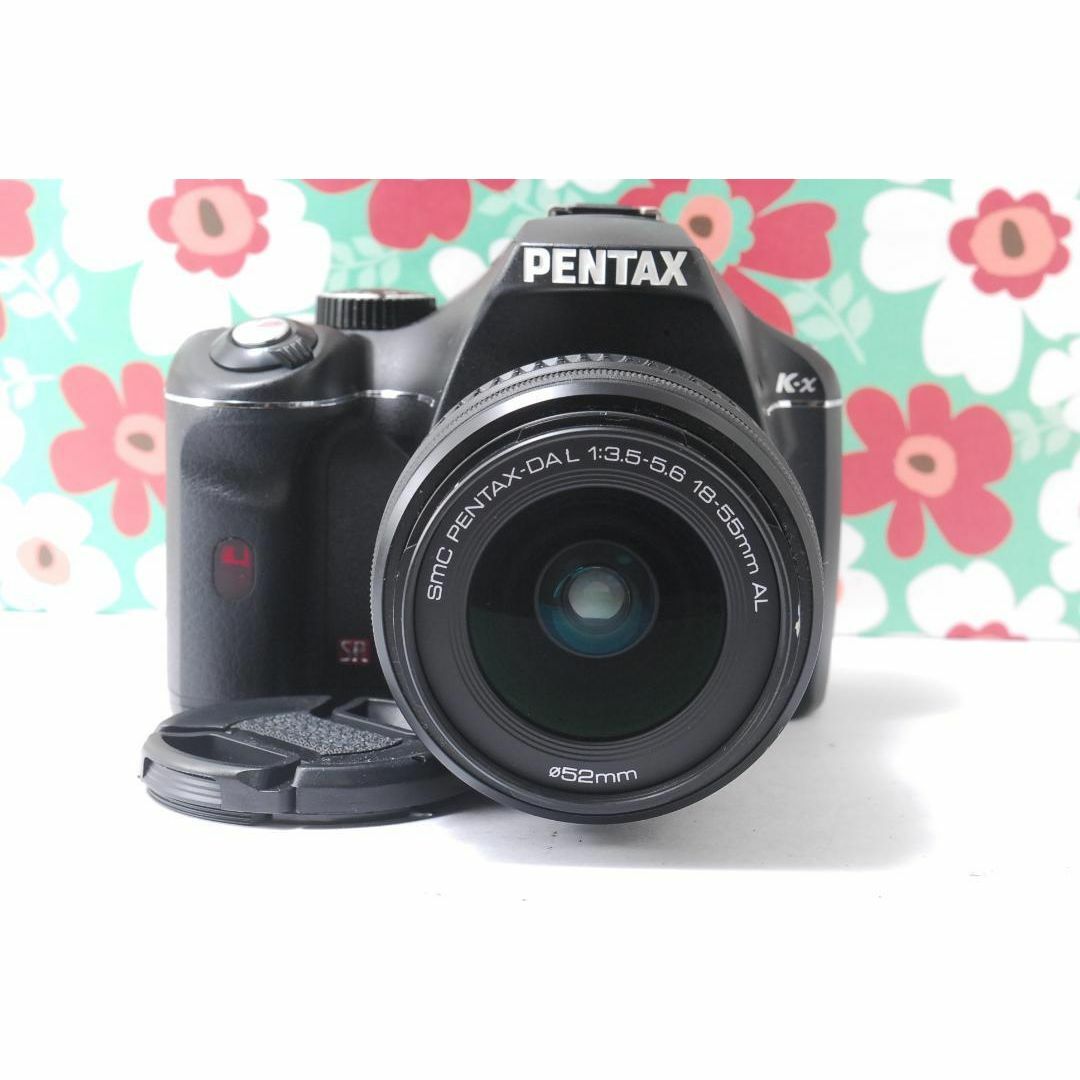 PENTAX(ペンタックス)の❤️Wi-Fiでスマホ転送❤️充実機能❤PENTAX k-x❤️動画撮影❤ スマホ/家電/カメラのカメラ(デジタル一眼)の商品写真