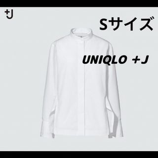 UNIQLO - UNIQLOスーピマコットンスタンドカラーシャツ