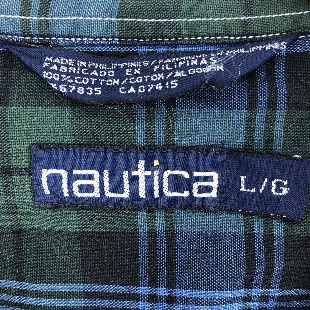 NAUTICA(ノーティカ)の古着 90年代 ノーティカ NAUTICA 長袖 ボタンダウンデニムシャツ メンズL /eaa428632 メンズのトップス(シャツ)の商品写真