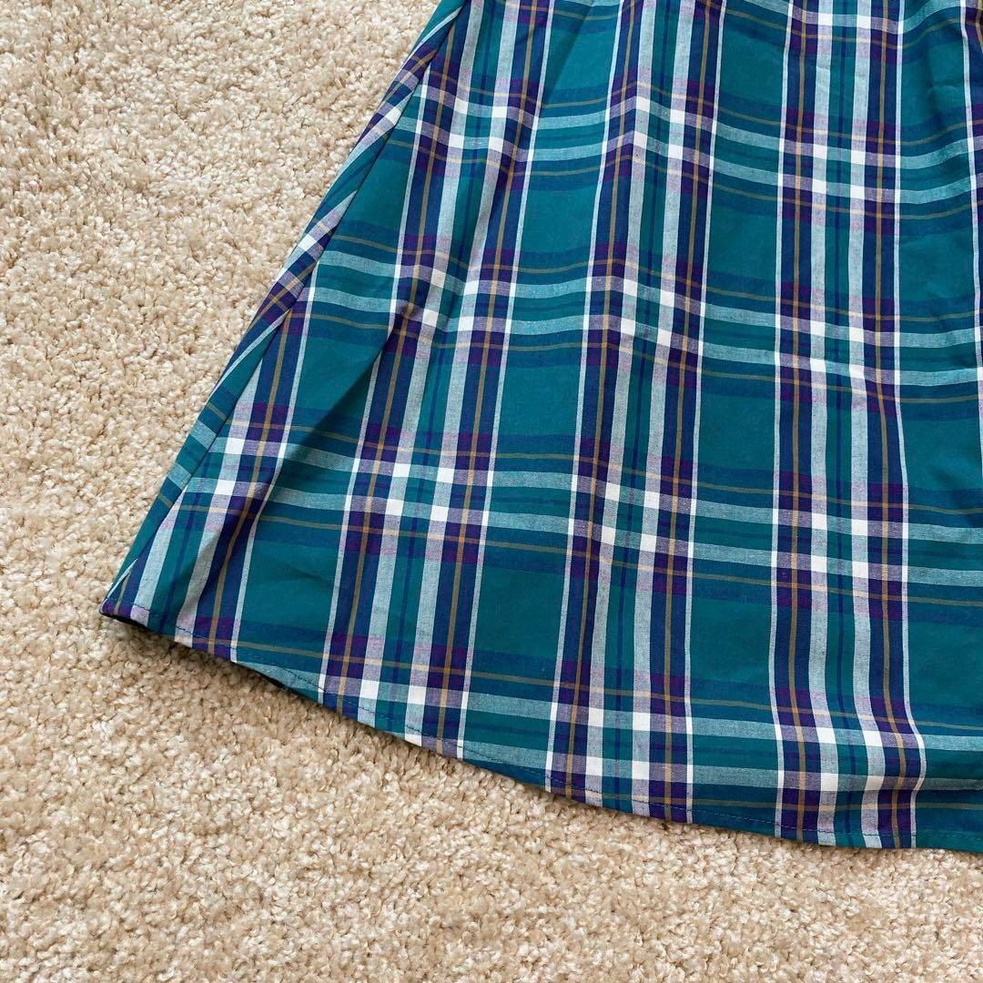 GU(ジーユー)の【新品 未使用 タグ付】GU ジーユー チェック フレア ミディ スカート M レディースのスカート(ロングスカート)の商品写真