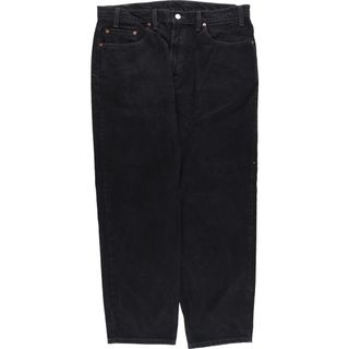 リーバイス(Levi's)の古着 90年代 リーバイス Levi's 550 RELAXED FIT ブラックデニム テーパードデニムパンツ カナダ製 メンズw37 ヴィンテージ /eaa428066(デニム/ジーンズ)