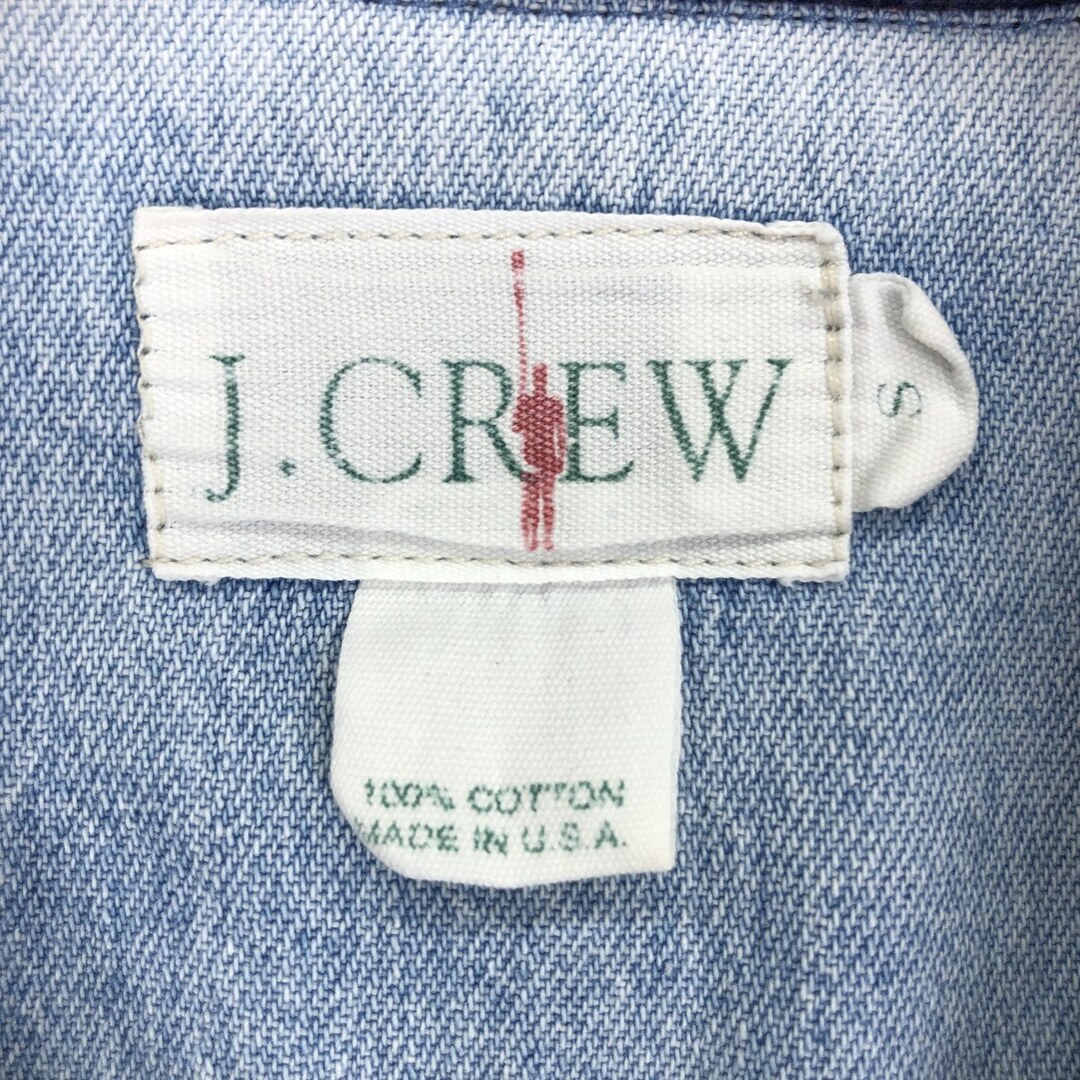 J.Crew(ジェイクルー)の古着 90年代 ジェイクルー J.Crew 長袖 ボタンダウンデニムシャツ USA製 メンズS ボタンダウン ヴィンテージ /eaa428635 メンズのトップス(シャツ)の商品写真