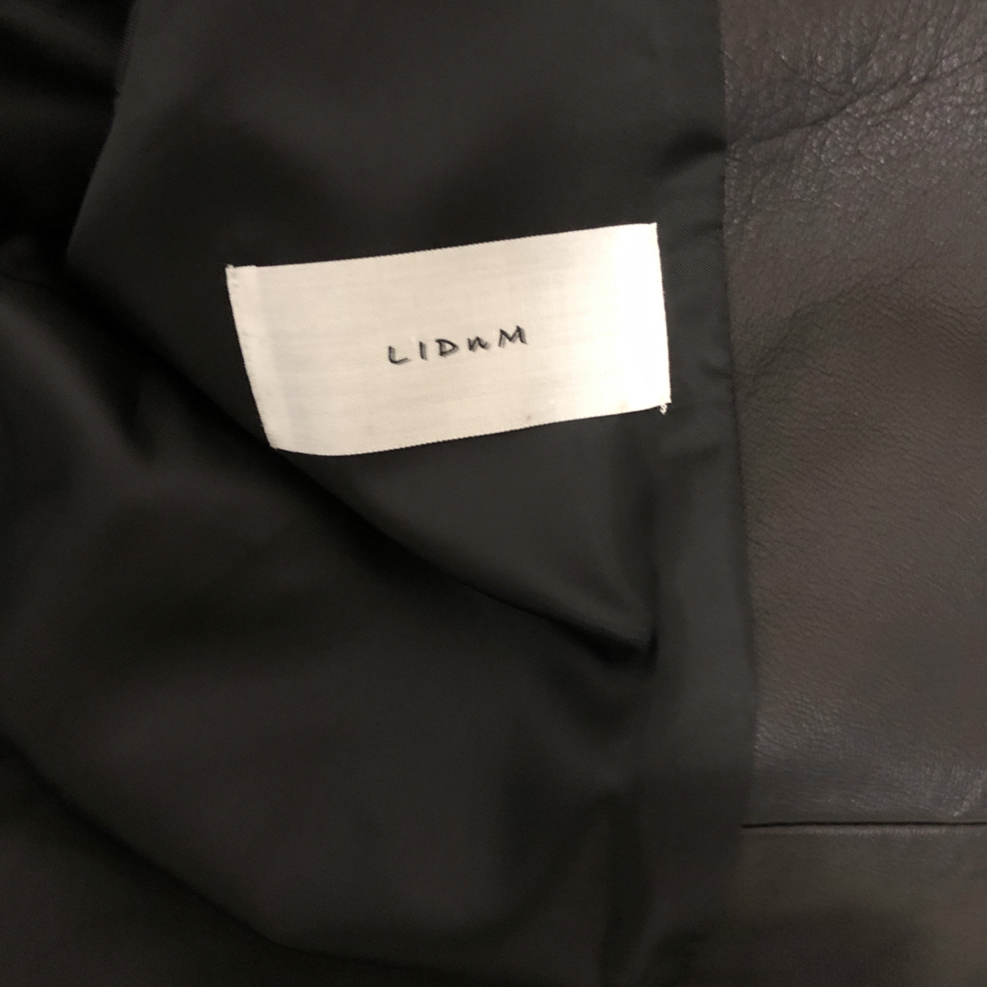 LIDNM(リドム)のLIDnMシングルレザージャケット メンズのジャケット/アウター(ライダースジャケット)の商品写真