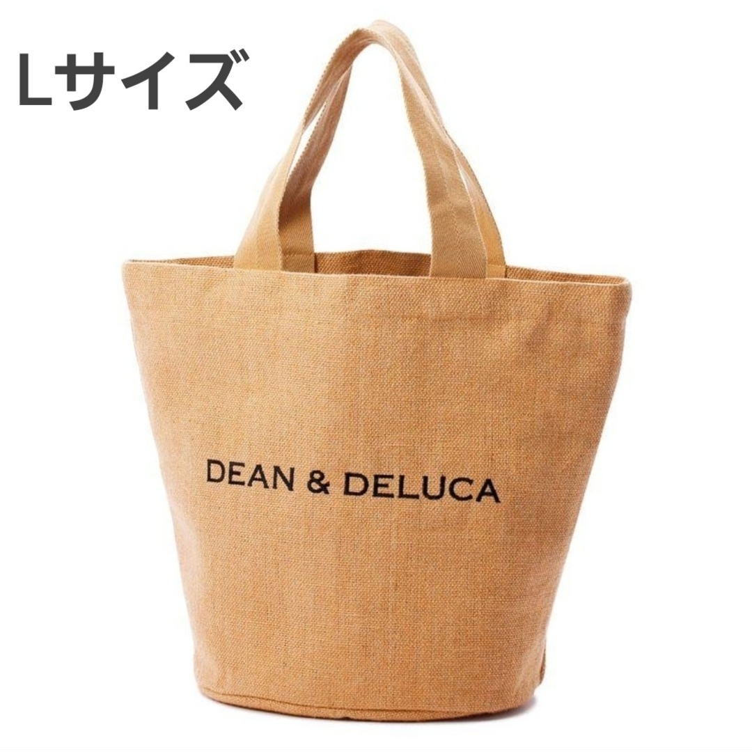 DEAN & DELUCA(ディーンアンドデルーカ)のお値下げ! DEAN&DELUCA ジュートトートバック Lサイズ 未使用 レディースのバッグ(トートバッグ)の商品写真