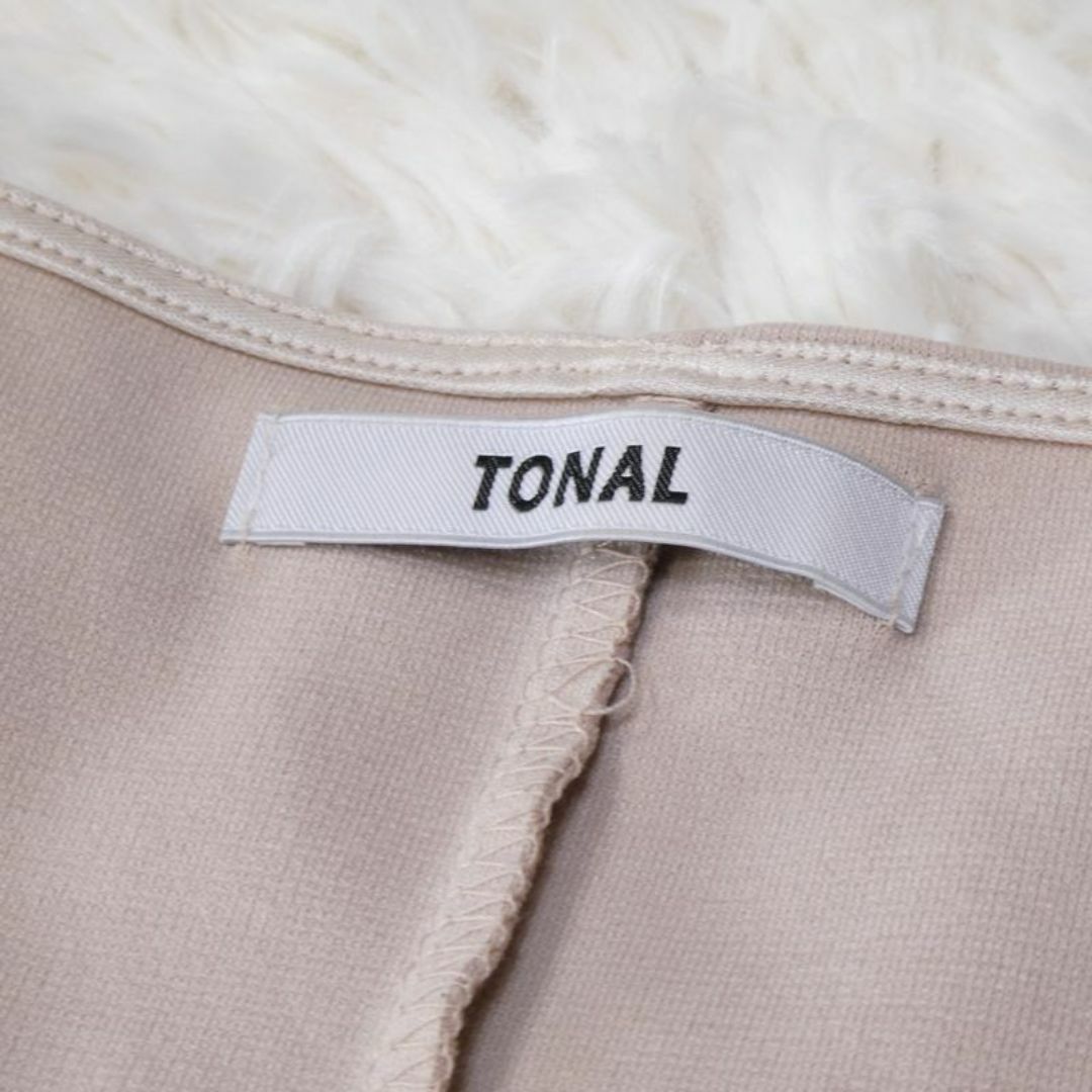 TONAL(トーナル)のTONAL レディース トップス 半袖 カットソー ドロップショルダー M レディースのトップス(カットソー(半袖/袖なし))の商品写真