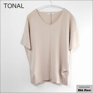 TONAL レディース トップス 半袖 カットソー ドロップショルダー M