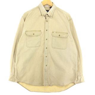 ギャップ(GAP)の古着 ギャップ GAP 長袖 ボタンダウンデニムシャツ メンズM /eaa428628(シャツ)