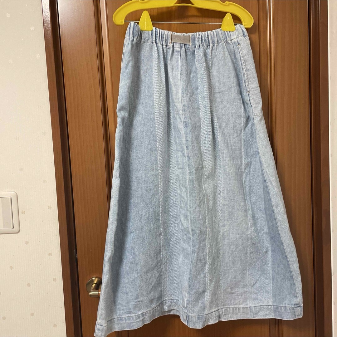 GENE HEAVENS  デニム　スカート　ファッション　洋服　レディース レディースのスカート(ロングスカート)の商品写真