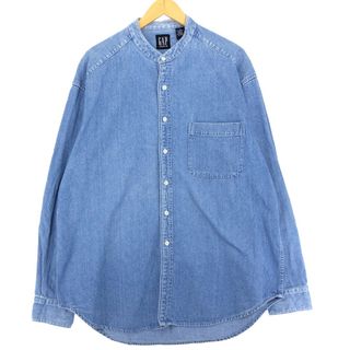 ギャップ(GAP)の古着 90年代 ギャップ GAP DENIM オールドギャップ 長袖 デニムシャツ メンズXL ヴィンテージ /eaa428638(シャツ)