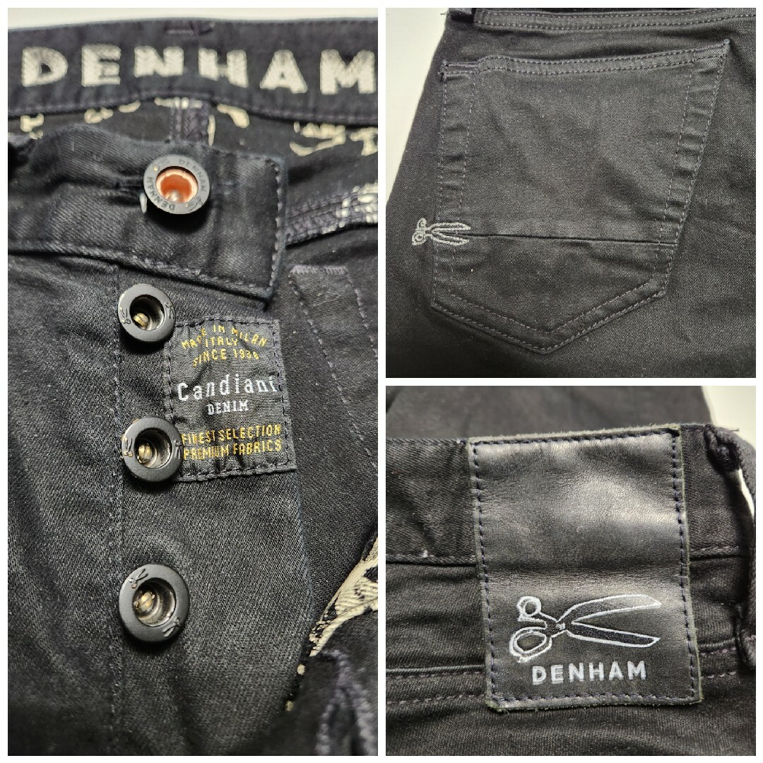 DENHAM(デンハム)の【美品】DENHAM　デンハム　Candiani製　BOLT FBL　黒　W28 メンズのパンツ(デニム/ジーンズ)の商品写真