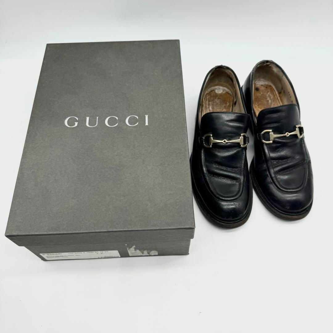 Gucci(グッチ)の【箱付き✨】グッチ ホースビット ローファー ハイカット 革靴 ブラック 黒 メンズの靴/シューズ(ドレス/ビジネス)の商品写真