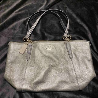 コーチ(COACH)の新品 coach コーチ ショルダー トートバッグ バッグ ガンメタ グレー(トートバッグ)