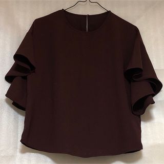 GU - 透け感なし　赤みこげ茶色々　トップスTシャツ