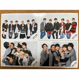 ジャニーズジュニア(ジャニーズJr.)のAぇ!group ジャニショ 公式写真 4枚セット 集合 ジャニーズショップ (アイドルグッズ)