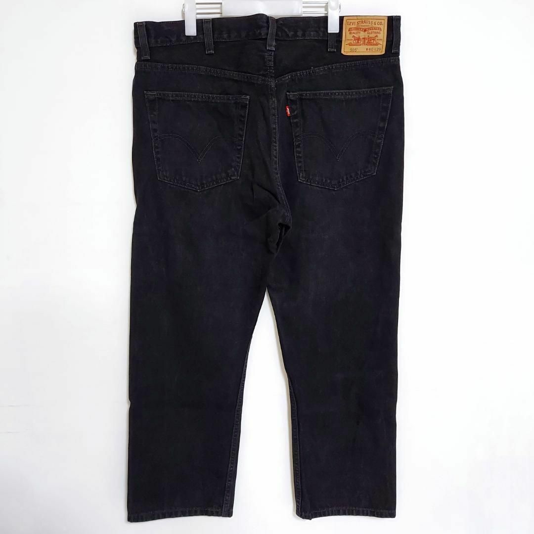 Levi's(リーバイス)のリーバイス505 Levis W40 ブラックデニムパンツ 黒 00s 8435 メンズのパンツ(デニム/ジーンズ)の商品写真