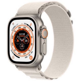 アップルウォッチ(Apple Watch)のアップル Apple Watch Ultra 49mm チタニウム スターライト(その他)