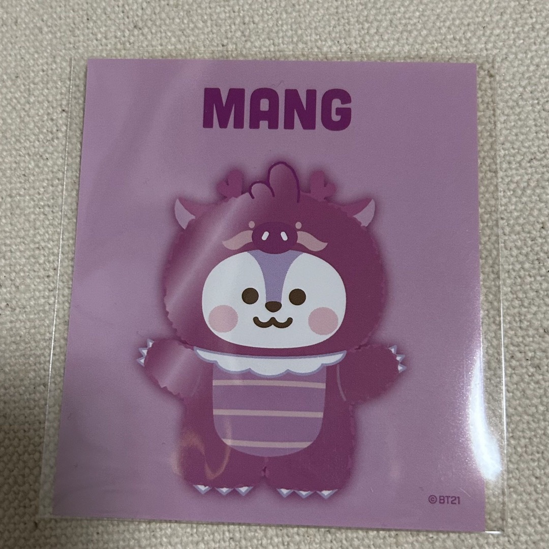 BT21(ビーティーイシビル)のBT21 ステッカー MANG エンタメ/ホビーのCD(K-POP/アジア)の商品写真