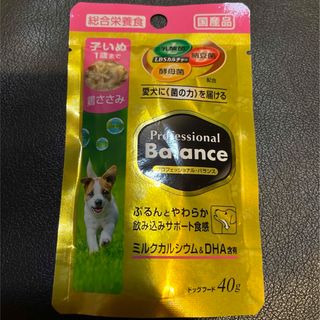 子犬用パウチ総合栄養食(ペットフード)