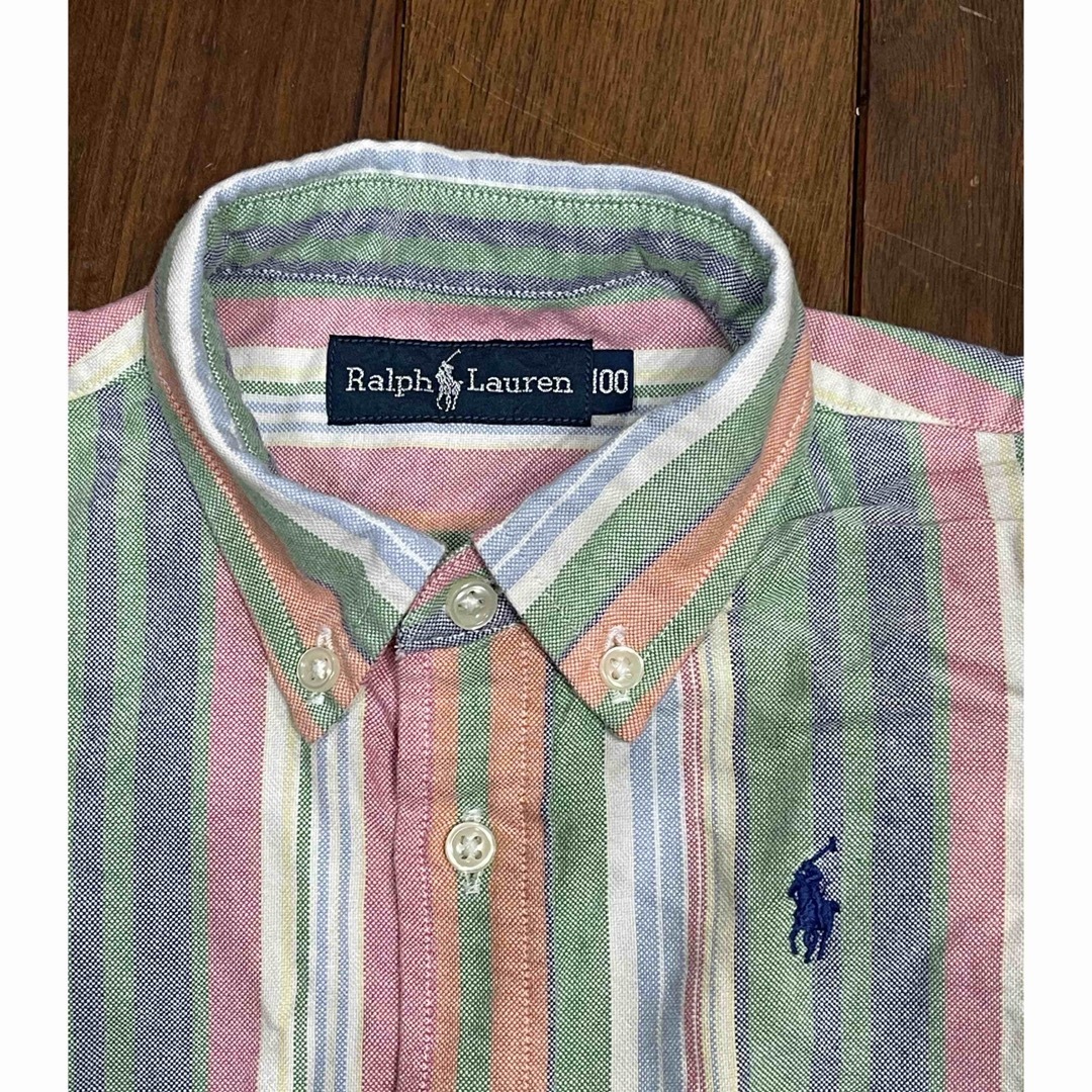 Ralph Lauren(ラルフローレン)のラルフローレン　長袖シャツ　100センチ キッズ/ベビー/マタニティのキッズ服女の子用(90cm~)(Tシャツ/カットソー)の商品写真