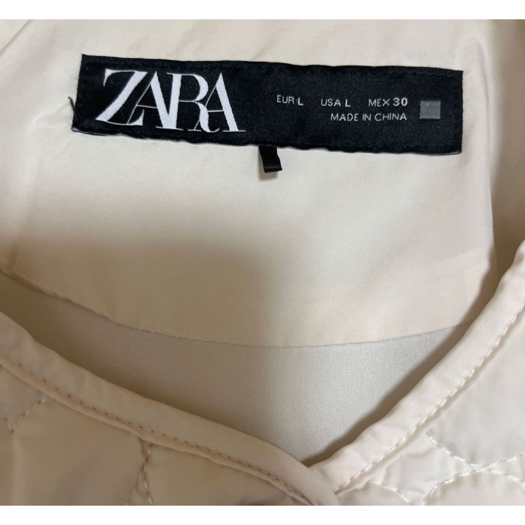 ZARA(ザラ)のZARA ハートキルティングジャケット レディースのジャケット/アウター(ダウンジャケット)の商品写真