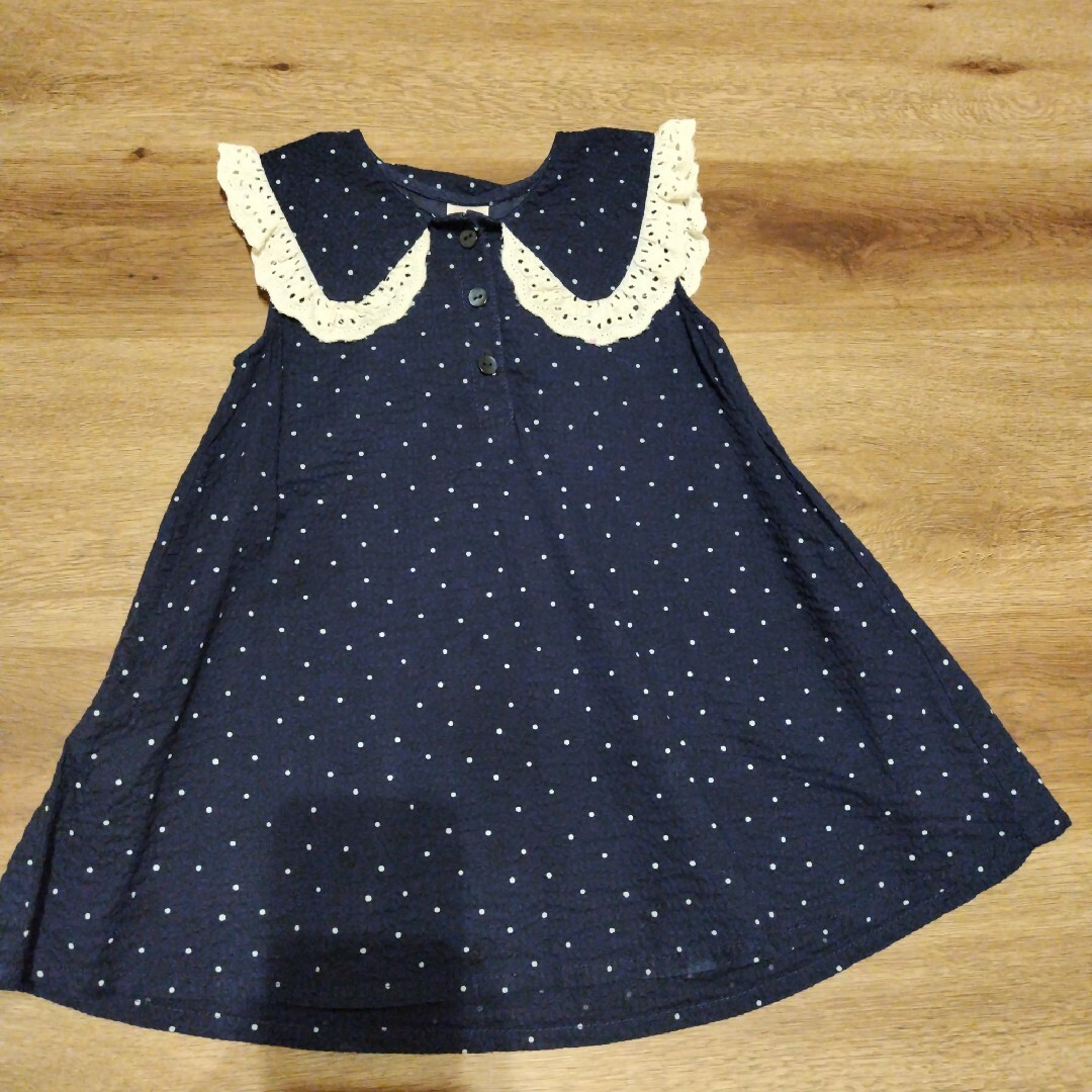 petit main(プティマイン)のプティマイン　ワンピースセット　90 キッズ/ベビー/マタニティのキッズ服女の子用(90cm~)(ワンピース)の商品写真