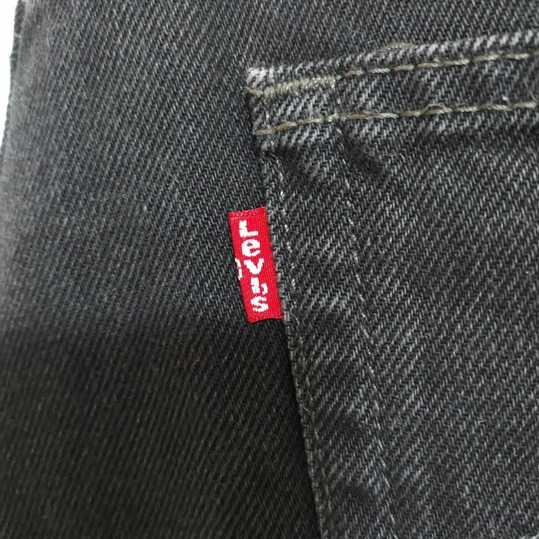 Levi's(リーバイス)のリーバイス505 Levis W38 ブラックデニム 黒 ストレート 8428 メンズのパンツ(デニム/ジーンズ)の商品写真