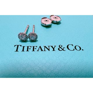 Tiffany & Co. - TIFFANY&Co.ソレスト　pt950ダイヤピアス