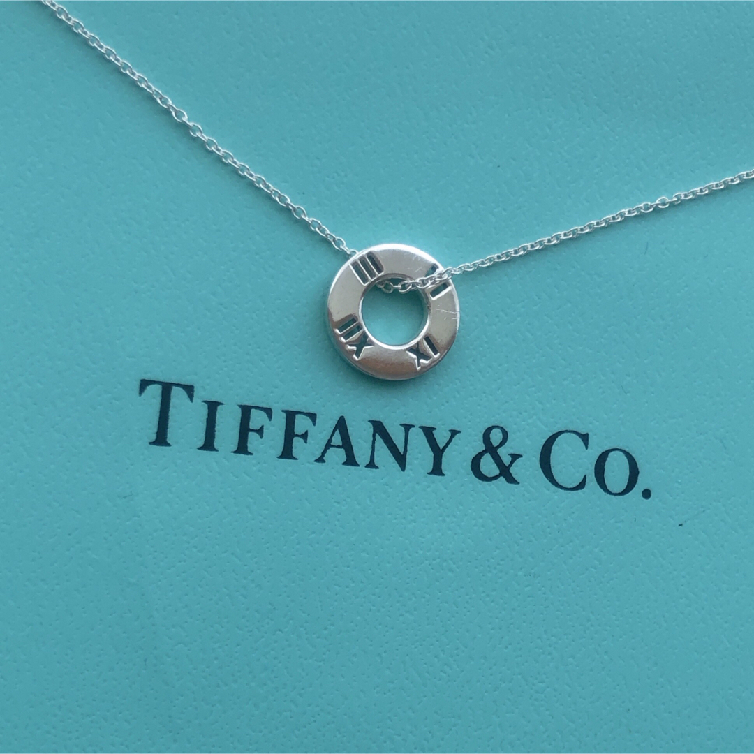 Tiffany & Co.(ティファニー)の保存袋付き♡ティファニー　ネックレス　アトラス　サークル　シルバー　ペンダント レディースのアクセサリー(ネックレス)の商品写真