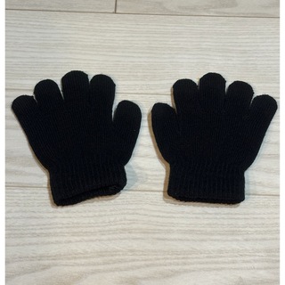 黒い手袋(キッズ) 1ペア(手袋)