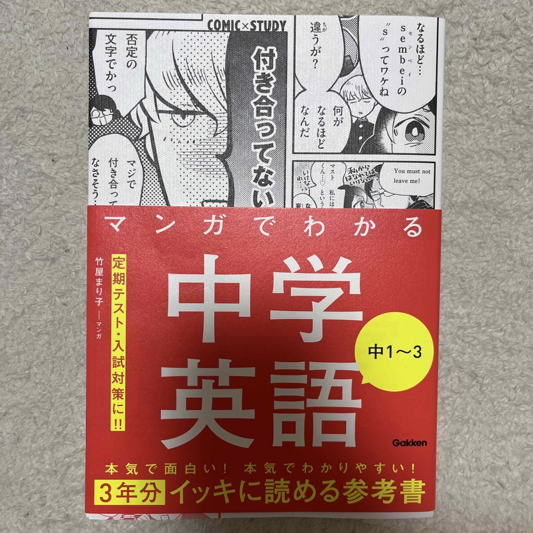 マンガでわかる中学英語中１～３ エンタメ/ホビーの本(語学/参考書)の商品写真