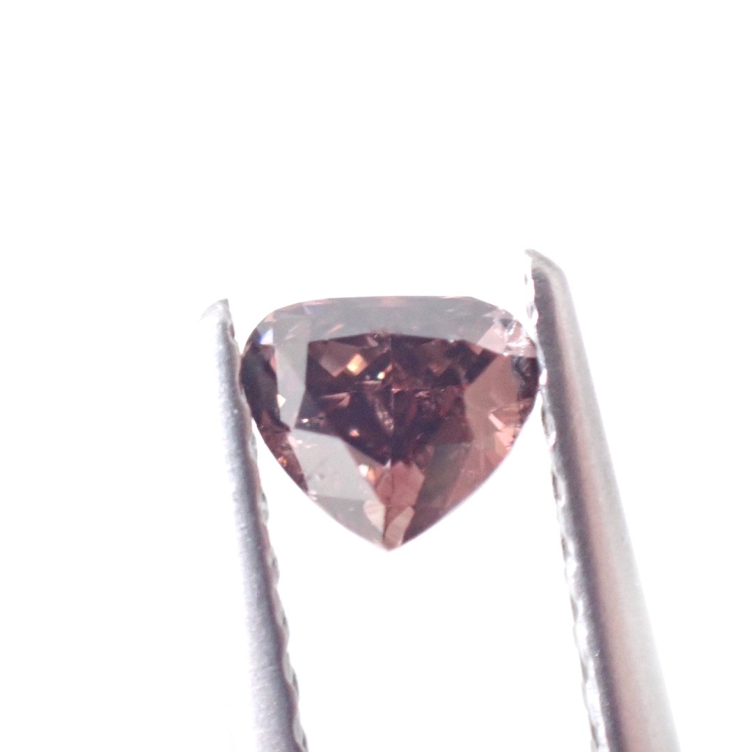 【売切れ御免】 0.250ct ファンシー ダーク パープル ブラウン ダイヤ レディースのアクセサリー(その他)の商品写真