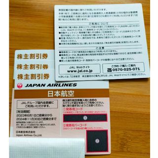 ジャル(ニホンコウクウ)(JAL(日本航空))のJAL株主優待3枚セット！11月30日まで(航空券)