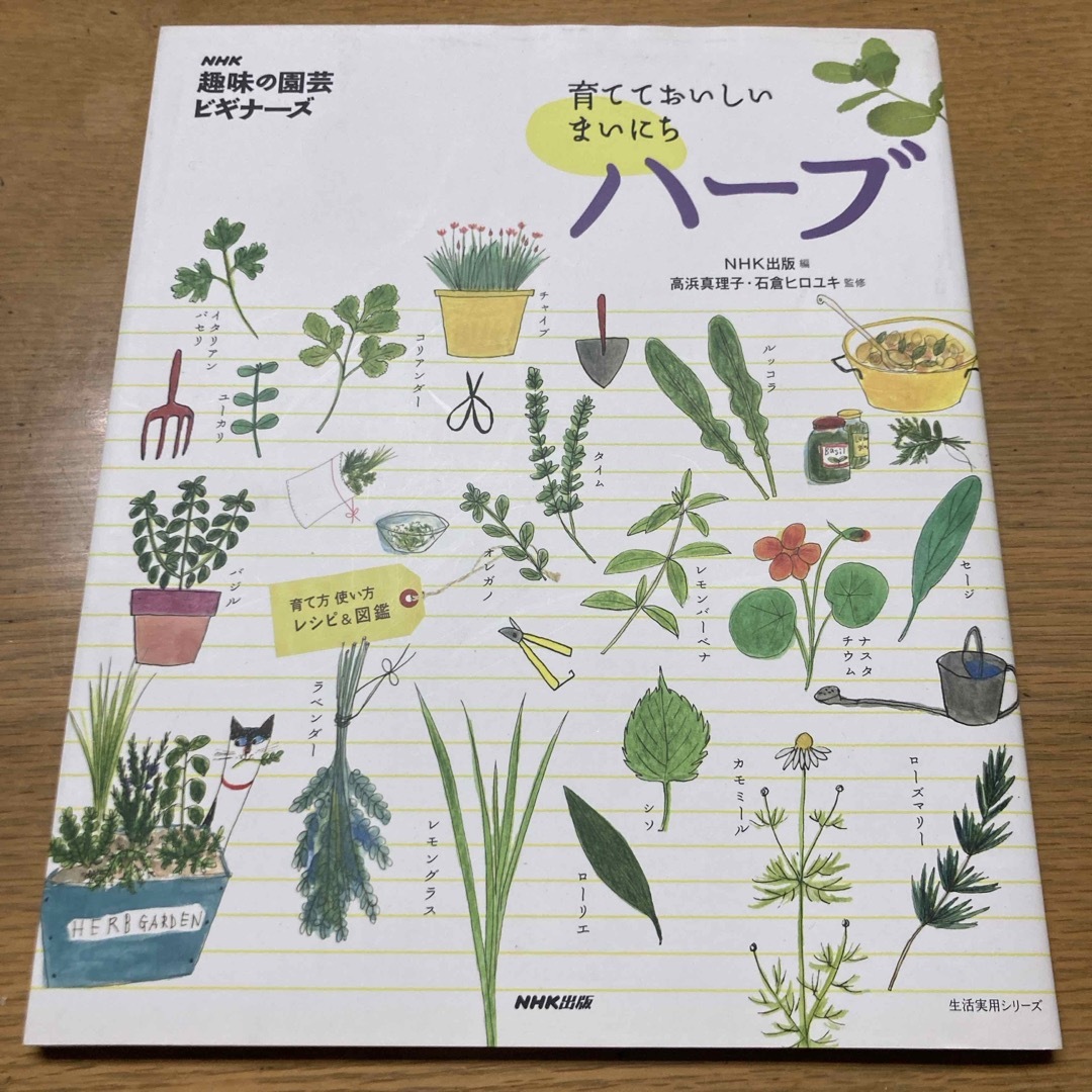 育てておいしいまいにちハ－ブ　NHK趣味の園芸ビギナーズ エンタメ/ホビーの本(趣味/スポーツ/実用)の商品写真