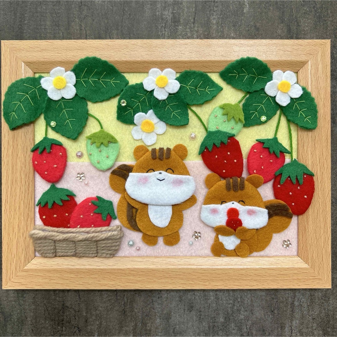 フェルト飾り フェルトリース 季節飾りの通販 by kias's shop フェルト飾り フェルトリース 季節飾りの通販 by kias's shop