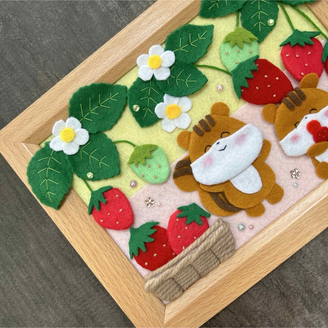 フェルト飾り フェルトリース 季節飾りの通販 by kias's shop フェルト飾り フェルトリース 季節飾りの通販 by kias's shop